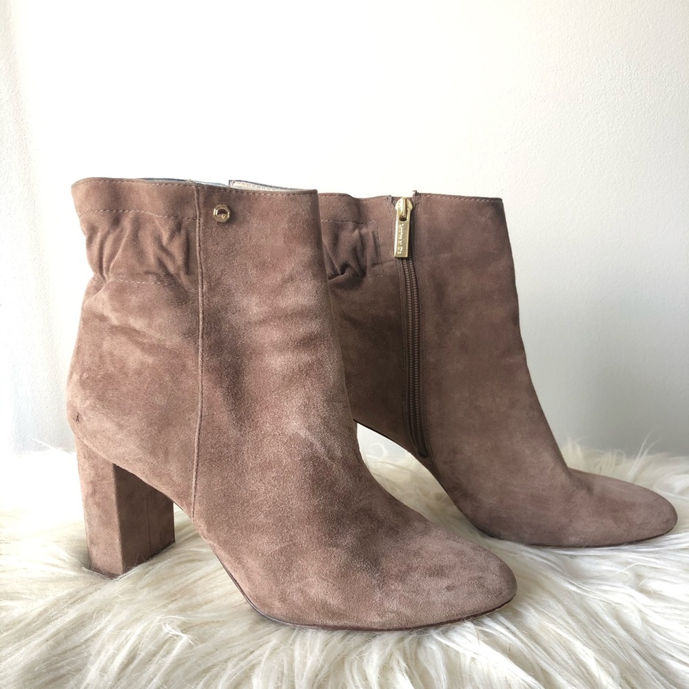 Nordstrom Suede Chunky Heel Ankle Boots